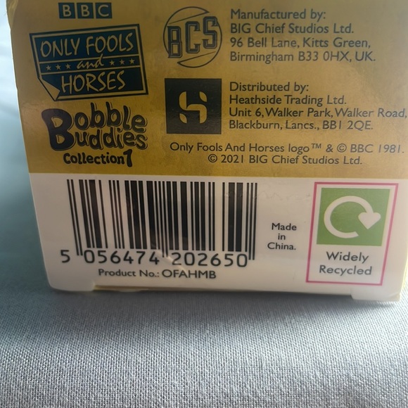 Only Fools And Horses Bobble Buddies Del Boy Gold Chase Variant Collectible - Picture 8 of 8